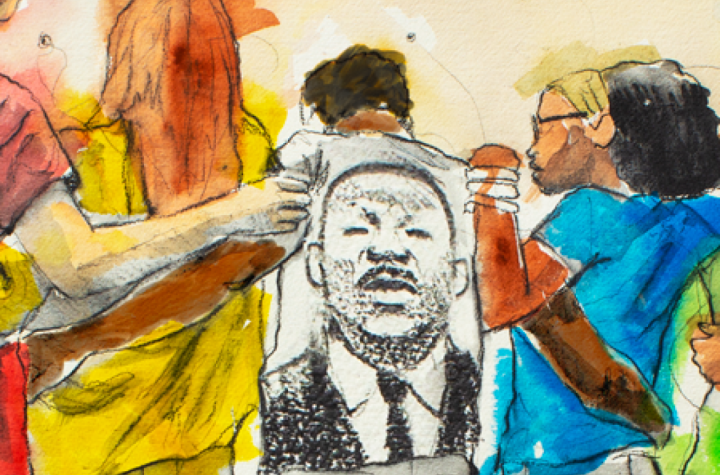 Martin Luther King Jr. Day Google Doodle ehrt MLK mit Illustration von Dr. Fahamu Pecou